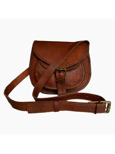 Womens Shoulder Satchel Bag Genuine Leather Evening Crossbody Brown Ladies Purse